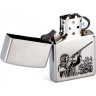 Zippo 205 Hunter — зажигалка с охотничьим рисунком
