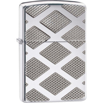 Зажигалка Zippo Armor 28637, серебристый глянец